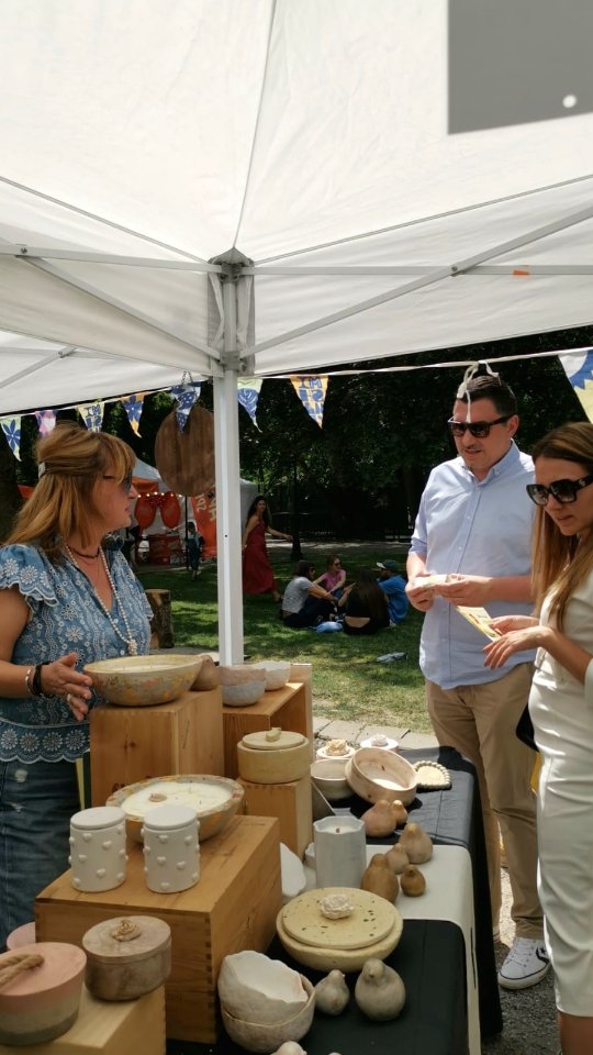 At the market — meeting collectors face to face in Sofia.