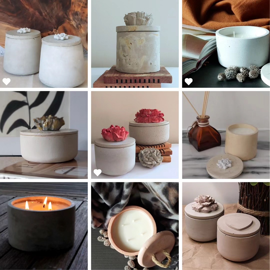 Slava's sculptural candles and vessels